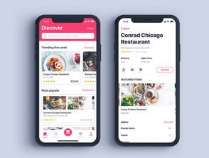 订餐外卖app界面设计 UI Kit